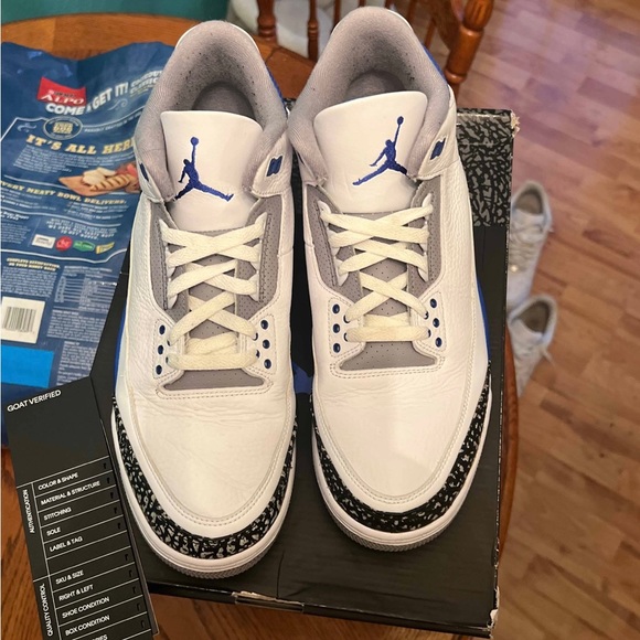 jordan retro 3 racer blue rare size great condition - Picture 3 of 8